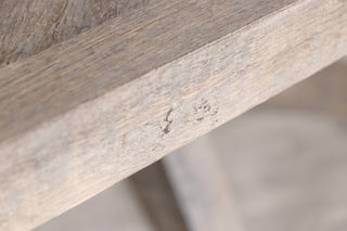 Knightsbridge Oak Dining Table in Silverback - SECONDS ITEM