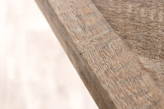 Knightsbridge Oak Dining Table in Silverback - SECONDS ITEM