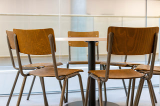 Luxor Wood and Metal Stacking Chair