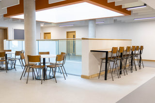 Luxor Wood and Metal Stacking Chair