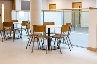 Luxor Wood and Metal Stacking Chair