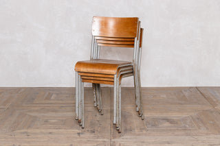 Vintage Plywood Stacking Chairs