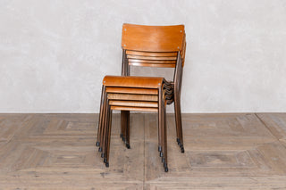 Vintage Plywood Stacking Chairs