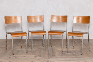 Vintage Plywood Stacking Chairs