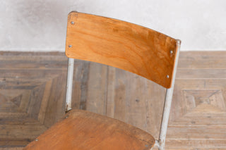Vintage Plywood Stacking Chairs