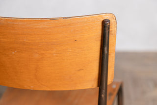 Vintage Plywood Stacking Chairs