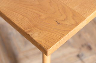 Oak Live Edge Dining Table with Tapered Legs - 180x100cm - SECONDS ITEM
