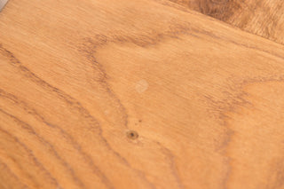 Oak Live Edge Dining Table with Tapered Legs - 180x100cm - SECONDS ITEM