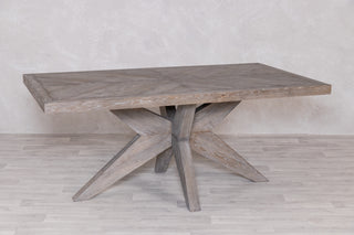 Farringdon Dining Table in Silverstone- 2m - SECONDS ITEM