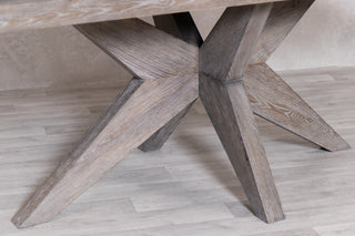 Farringdon Dining Table in Silverstone- 2m - SECONDS ITEM