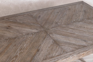 Farringdon Dining Table in Silverstone- 2m - SECONDS ITEM
