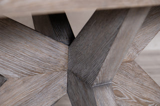 Farringdon Dining Table in Silverstone- 2m - SECONDS ITEM