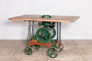 Vintage Lister Engine Poseur Table