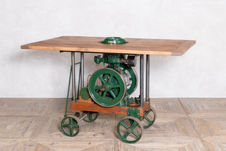 Vintage Lister Engine Poseur Table