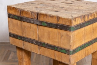 Vintage Butcher's Chopping Block