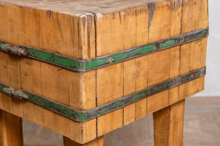 Vintage Butcher's Chopping Block