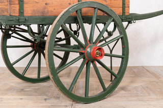 Vintage Hand Cart on Wheels