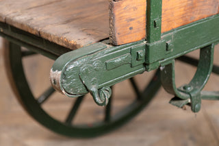 Vintage Hand Cart on Wheels