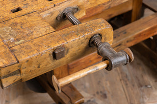 Vintage Display Stand Kitchen Island on Wheels