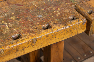 Vintage Display Stand Kitchen Island on Wheels
