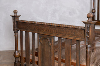 Vintage Oak Jacobean Single Beds