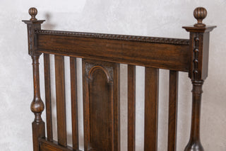 Vintage Oak Jacobean Single Beds