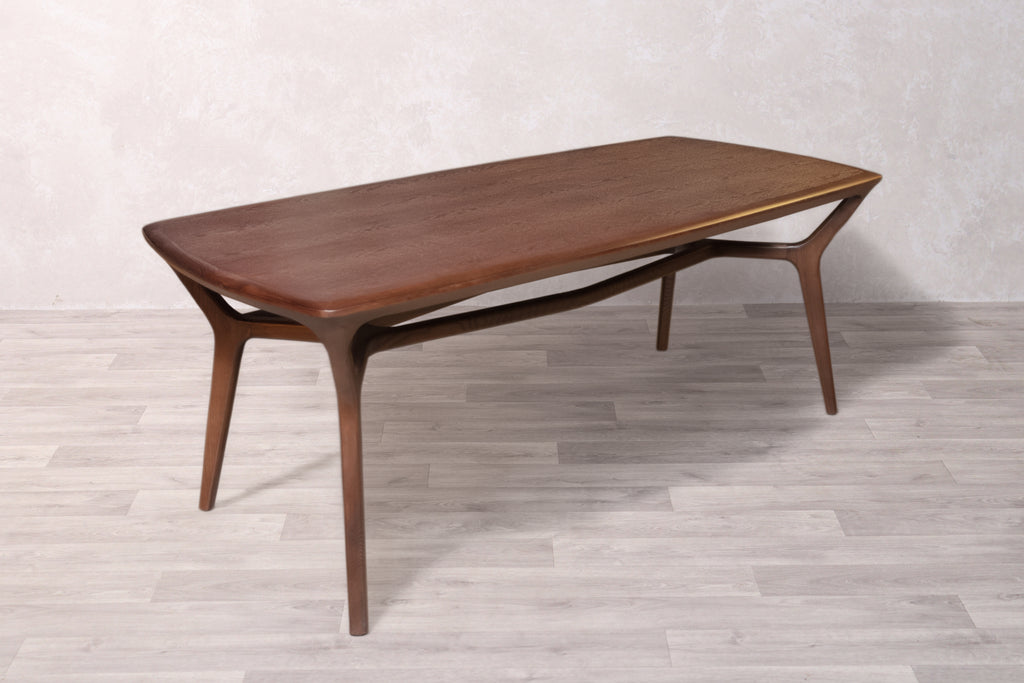Rowan Dining Table with Wooden Top | Peppermill Interiors