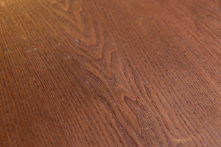 Rowan Scandi Style Dining Table with Wooden Top in Walnut - SECONDS ITEM