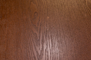 Rowan Scandi Style Dining Table with Wooden Top in Walnut - SECONDS ITEM