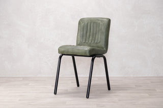 Jenson Distressed Leather Dining Chairs