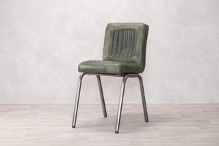 Jenson Distressed Leather Dining Chairs
