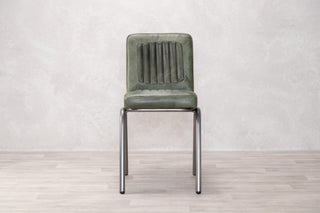 Jenson Distressed Leather Dining Chairs