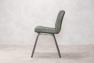 Jenson Distressed Leather Dining Chairs