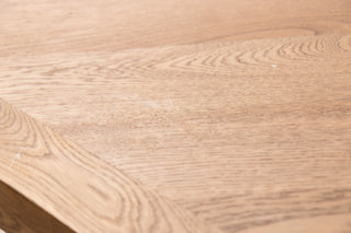 Knightsbridge Oak Dining Table in Weathered - SECONDS ITEM