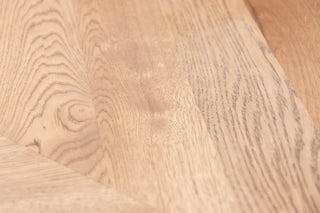 Knightsbridge Oak Dining Table in Weathered - SECONDS ITEM
