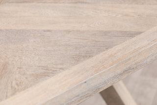 Mayfair Modern Dining Table in Silverback - SECONDS ITEM