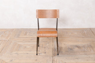 Set of 6 Vintage Plywood Stacking Chairs