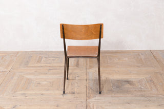 Set of 6 Vintage Plywood Stacking Chairs