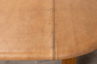 Leather Top Coffee Table