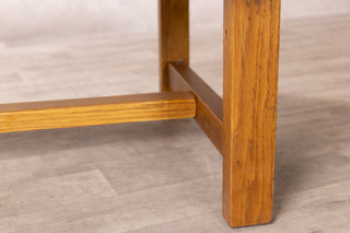 Leather Top Coffee Table