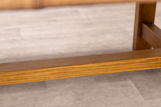 Leather Top Coffee Table
