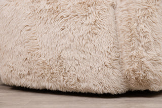 Geneva Faux Fur Fully Upholstered Swivel Chair