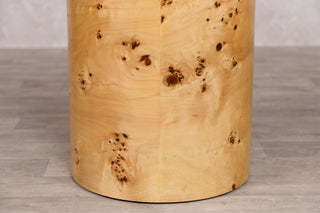 Casa Burl Wood Veneer Side Table