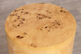 Casa Burl Wood Veneer Side Table