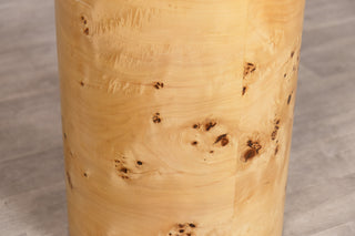 Casa Burl Wood Veneer Side Table