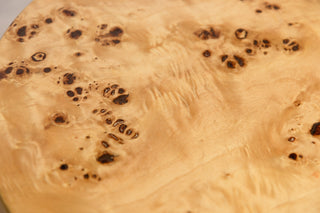 Casa Burl Wood Veneer Side Table