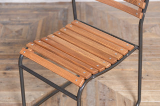 Vintage Cox Slatted Stacking Chairs