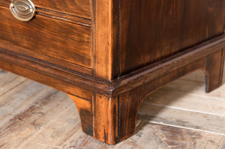Rustic Country Antique Fruitwood Chest of Drawers