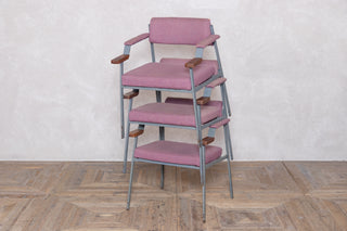 Set of 12 Vintage 1960s Designer Dining Chairs