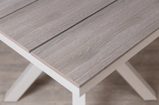 Milan Star Base Table with 4 Monza Chairs Outdoor Set